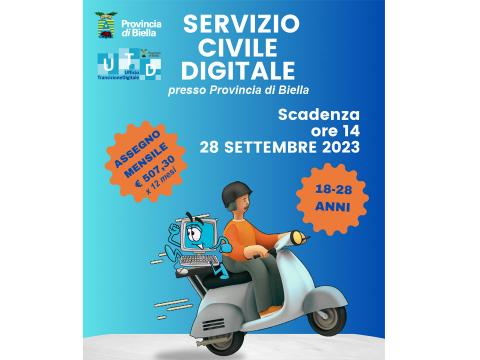 Servizio civile digitale presso la Provincia di Biella