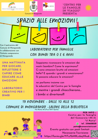 Laboratorio per famiglie con bimbi da 0 a 6 anni 