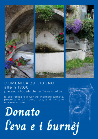 Presentazione del libro "Donato l'eva e i burnèj"