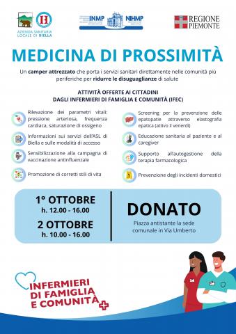 Medicina di prossimità - ASL BI - ottobre 2025 Valle Elvo