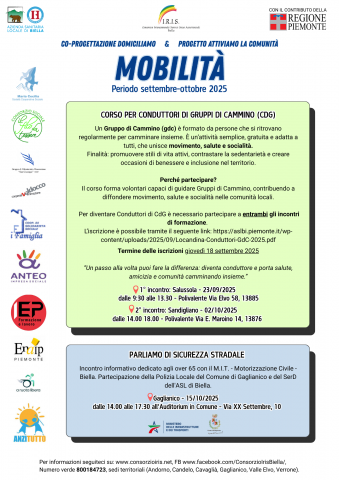 Immagine notizia Invecchiamento attivo: eventi territoriali del Consorzio IRIS